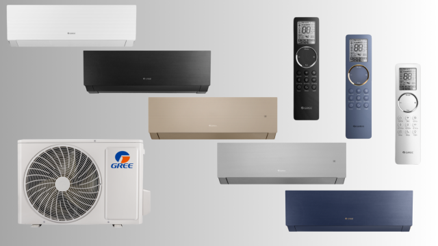 Gree Clivia Wall Mounted Type Air Conditioners GWH12AUCXB-K6DNA1A/I 
